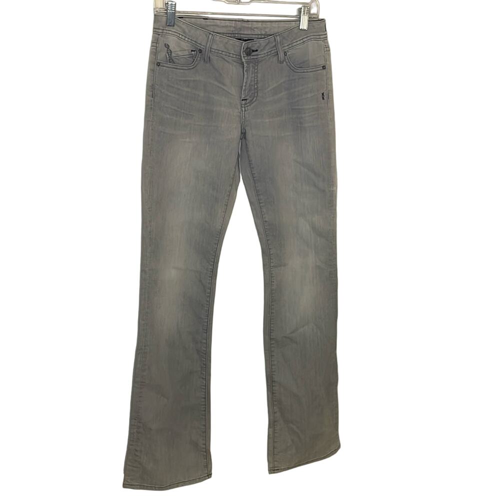 Genetic Denim Riley Bootcut Jeans Pebble Gray Size 27 NWT Women’s Pants